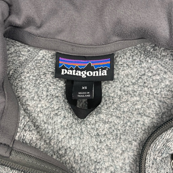 Patagonia Men’s Gray Quarter Zip Better Sweater -XS - Picture 3 of 7